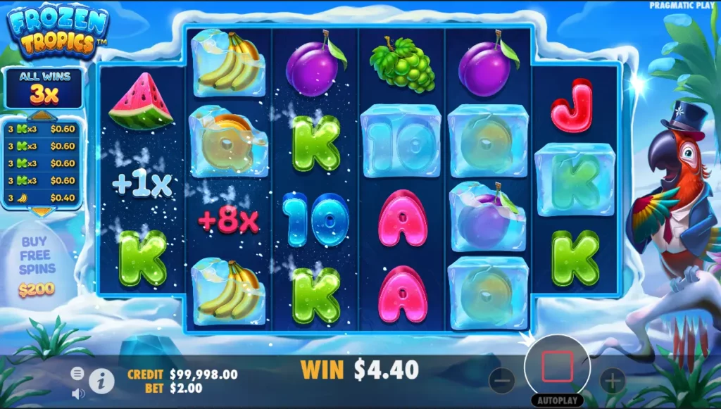 Game Slot Online Frozen Tropics