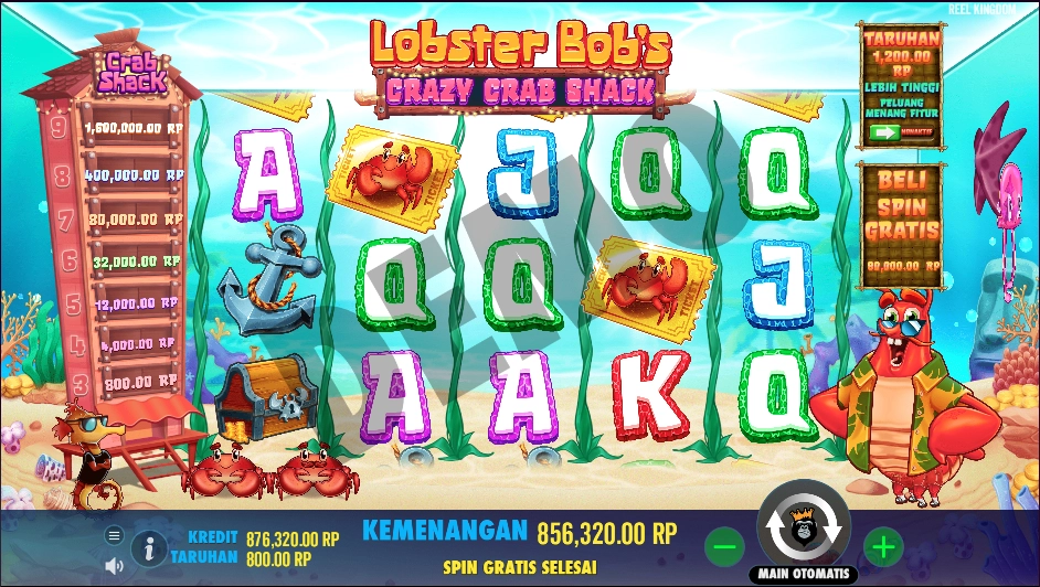 Demo Slot Lopster Bobs Crazy Crab Shack