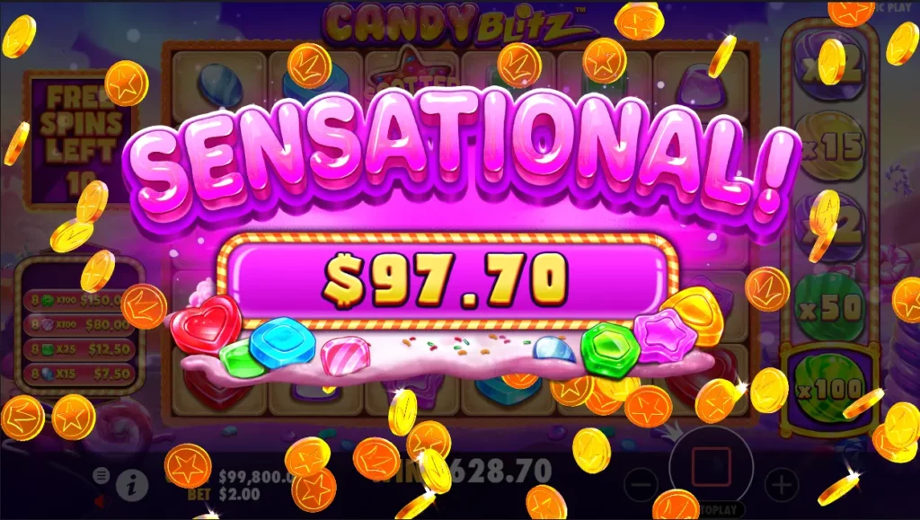 Slot Online Candy Blitz Mudah Menang