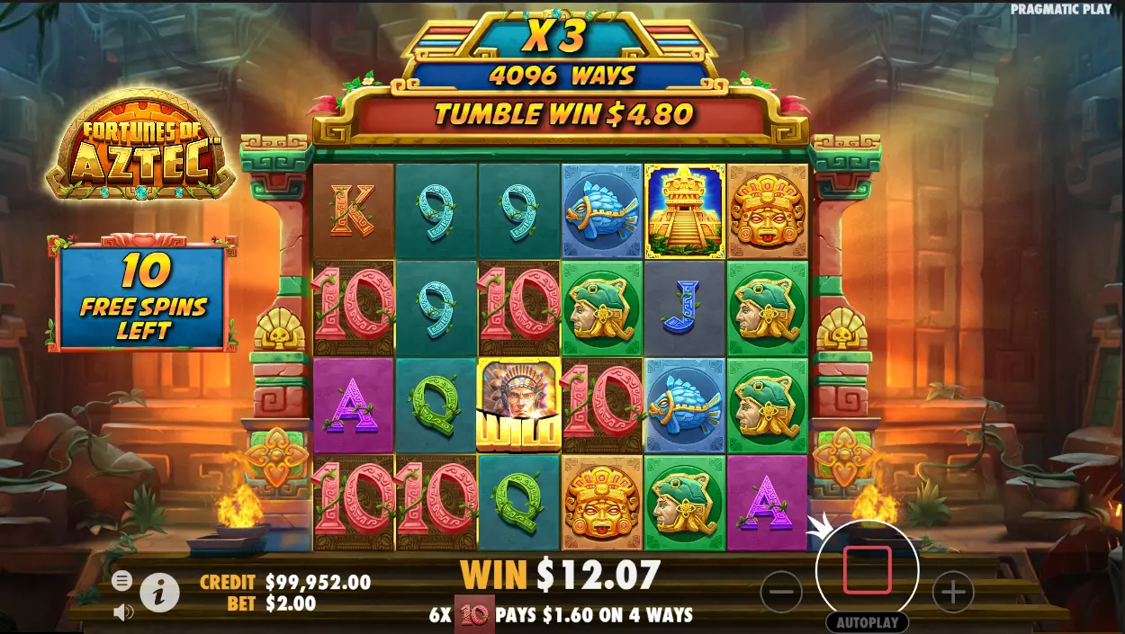 Demo Slot Fortunes of The Aztec