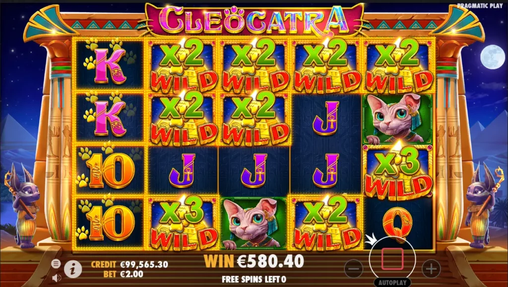 Fitur Game Slot Cleocatra