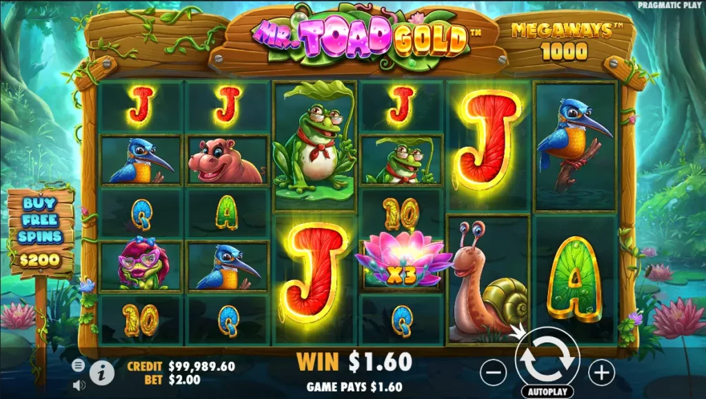 Game Slot Online Mr Toad Gold Megaways